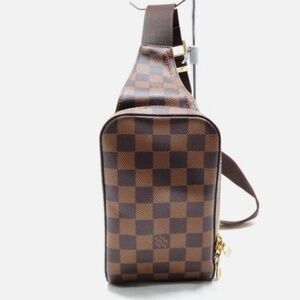 Louis Vuitton Damier Ebene Geronimos Crossbody Slingbag Bag UNISEX